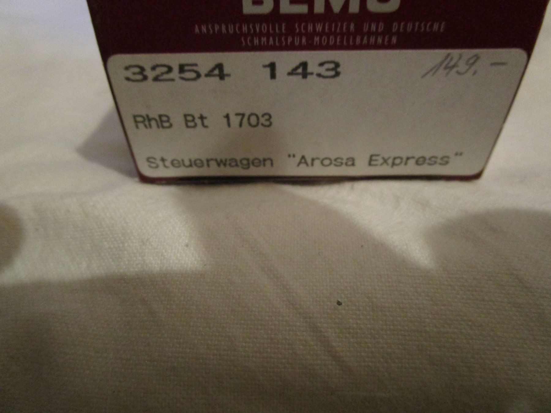 Bemo Modellini di ferrovie: BEMO RhB  Steuerwagen Arosa Express – Nuovo e nell'imballaggio originale da Lutry venduto da Momo1095 2