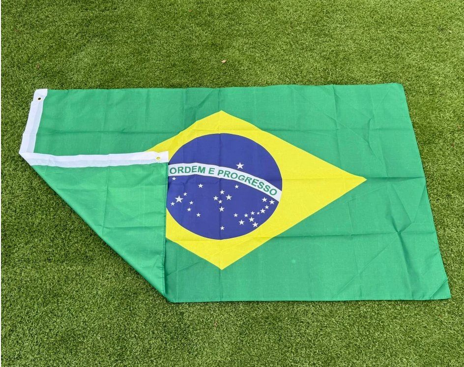 Fahnen: 3x Brasilien Flagge - 90x150cm / Drapeau Brésil – Neu und originalverpackt aus Bussigny von NATURALO 1