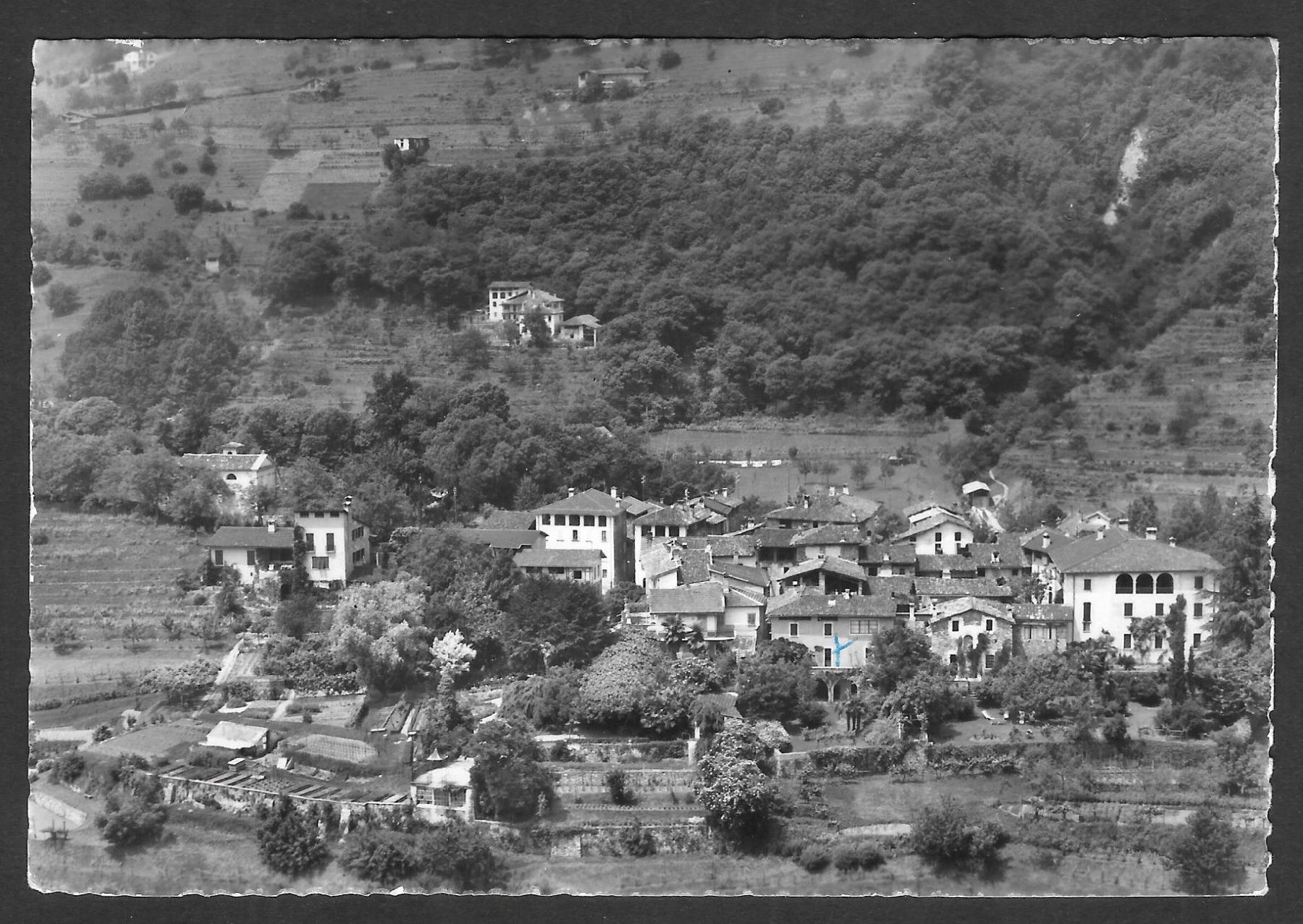 Cartoline postali: Cassina d' Agno Aerofoto – Usato da Olten venduto da clotaldi