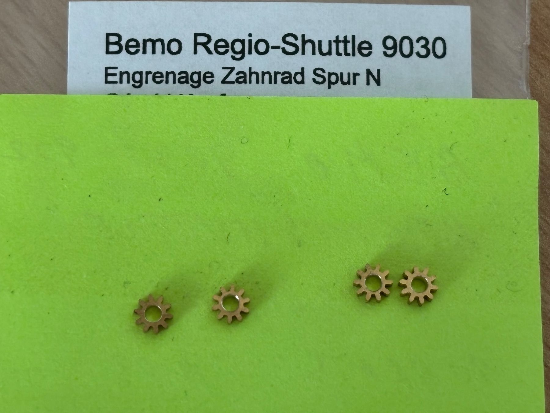 Bemo Modellini di ferrovie: Bemo 9030 Regio-Shuttle Set 4 St. Zahnrad engrenage Messing – Nuovo e nell'imballaggio originale da Hauterive NE venduto da eriamch