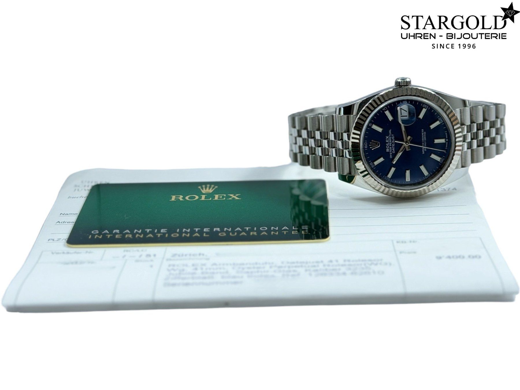 Rolex Uhren: Rolex Datejust 41 blau - 126334 – Gebraucht aus Zürich von Stargold-Uhren 8