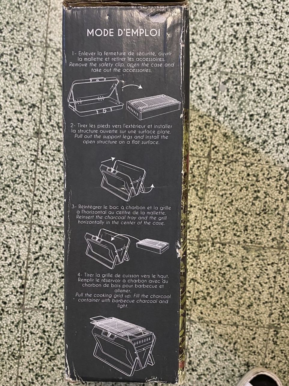 Griglie: Barbecue portable - NEUF - Maison Pradel – Nuovo e nell'imballaggio originale da Tavannes venduto da Jupaps 4