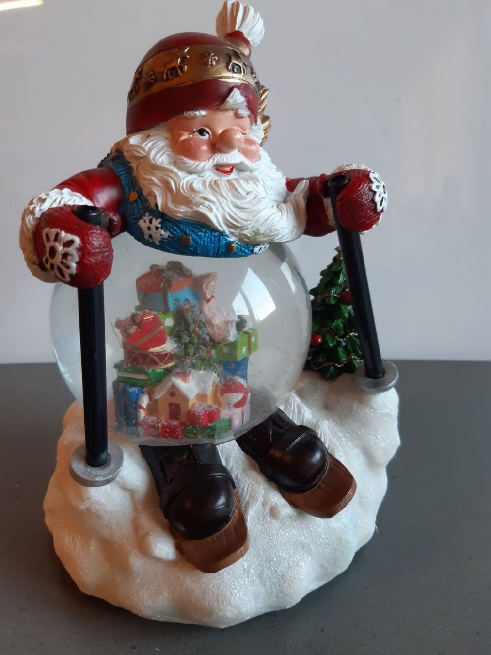 Carillon: Musikdose Weihnachtsmann auf Ski – Nuovo (secondo la descrizione) da Werthenstein venduto da Sublix 1