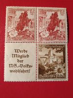 Deutsches Reich Briefmarken, Winterhilfswerk, Viererblock