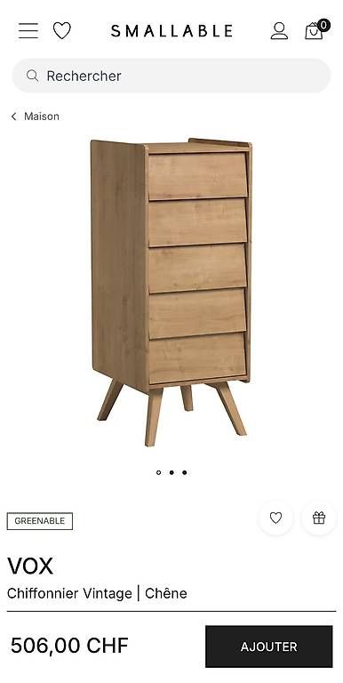 Vox Commodes: Commode/chiffonnier Vox Vintage – D'occasion à Givisiez par yayyie 2