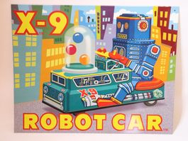 1998 Blechschild X9 Robot Car Roboter