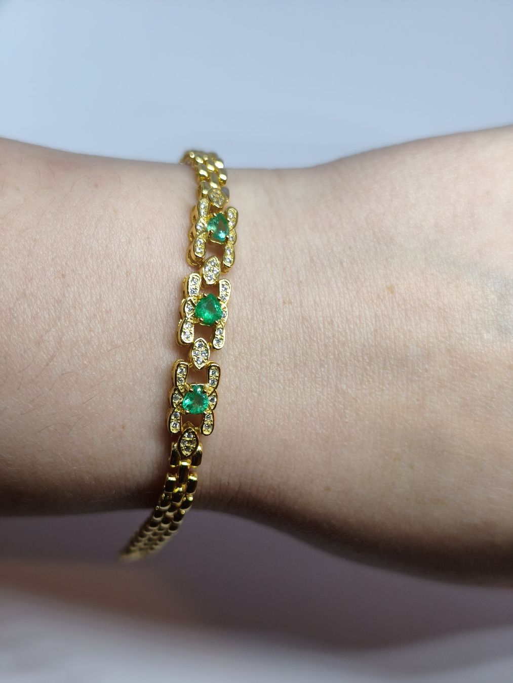 Armbänder & -reifen: Natur Smaragd Armband, Silber 925 – Neu (gemäss Beschreibung) aus St. Gallen von GIULESGG 5