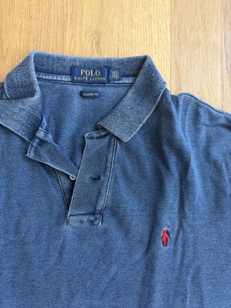 Herren Polo Ralph Lauren blau Gr. S Classic Fit