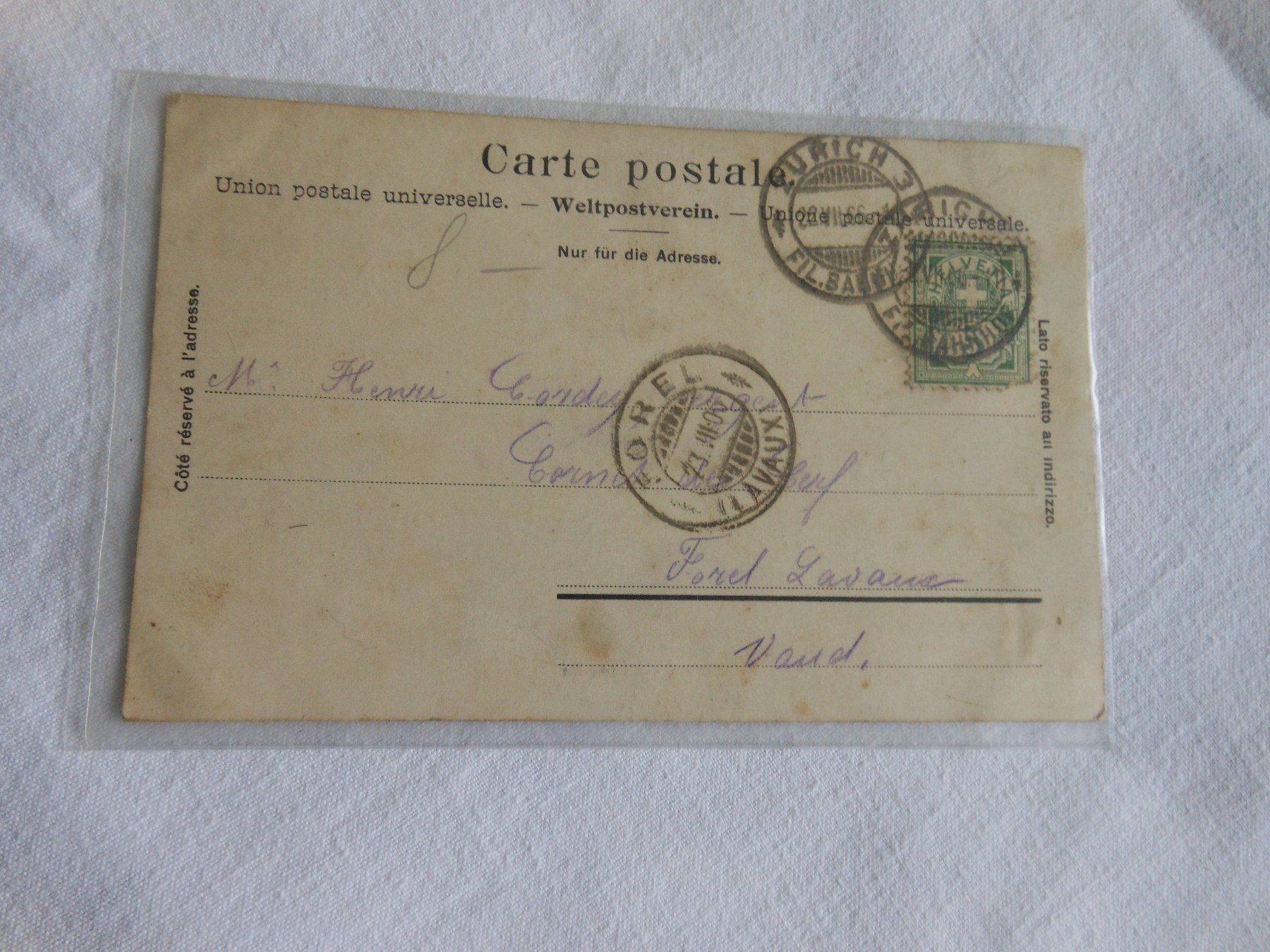 Cartoline postali: Ansichtskarte – Usato da Stäfa venduto da Espressa 1