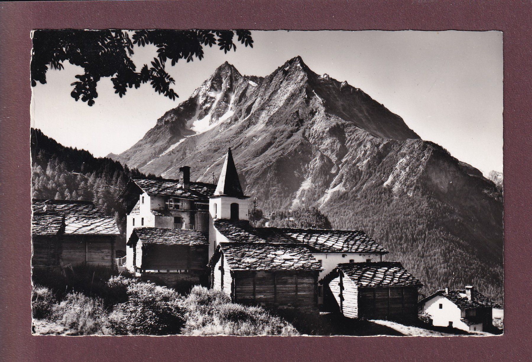 Cartoline postali: LA SAGE - Dents de Veisivi - 1954 – Usato da Pully venduto da nicecards