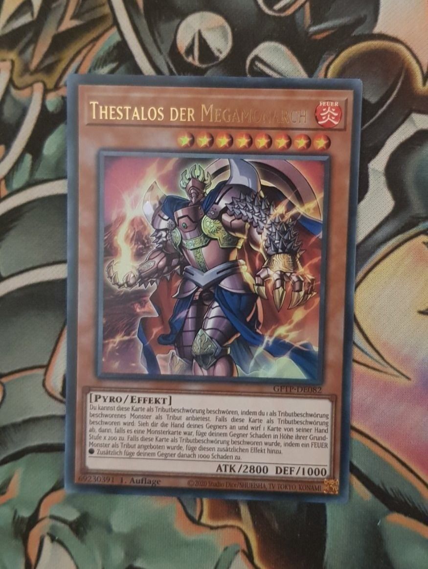 Yugioh Carte collezionabili: Yugioh Thestalos der Megamonarch – Nuovo (secondo la descrizione) da Opfikon venduto da Steins_Siedlung