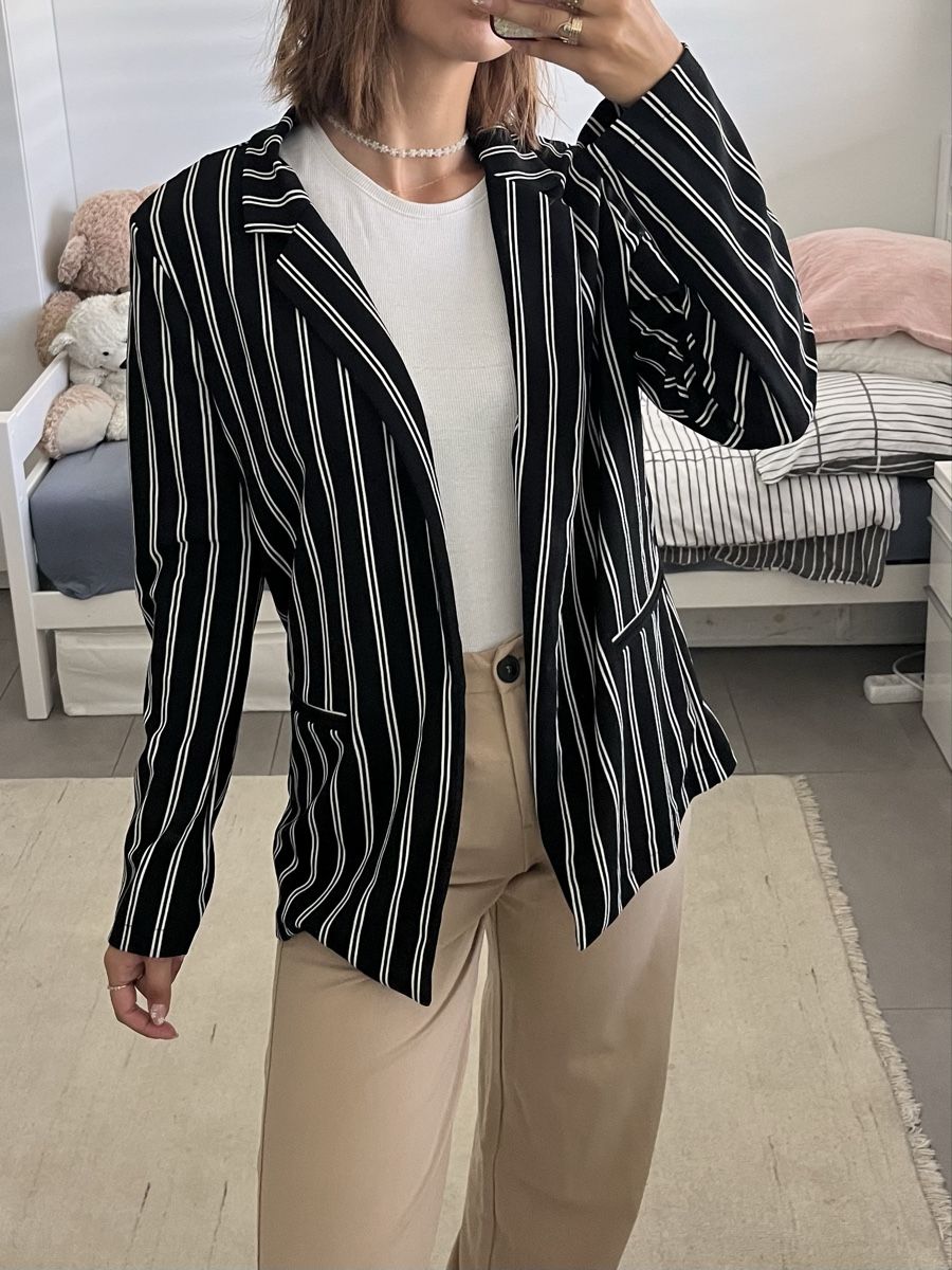 Giacche: Blazer noir rayé taille 38 – Nuovo (secondo la descrizione) da Aigle venduto da sow_m7gm 1