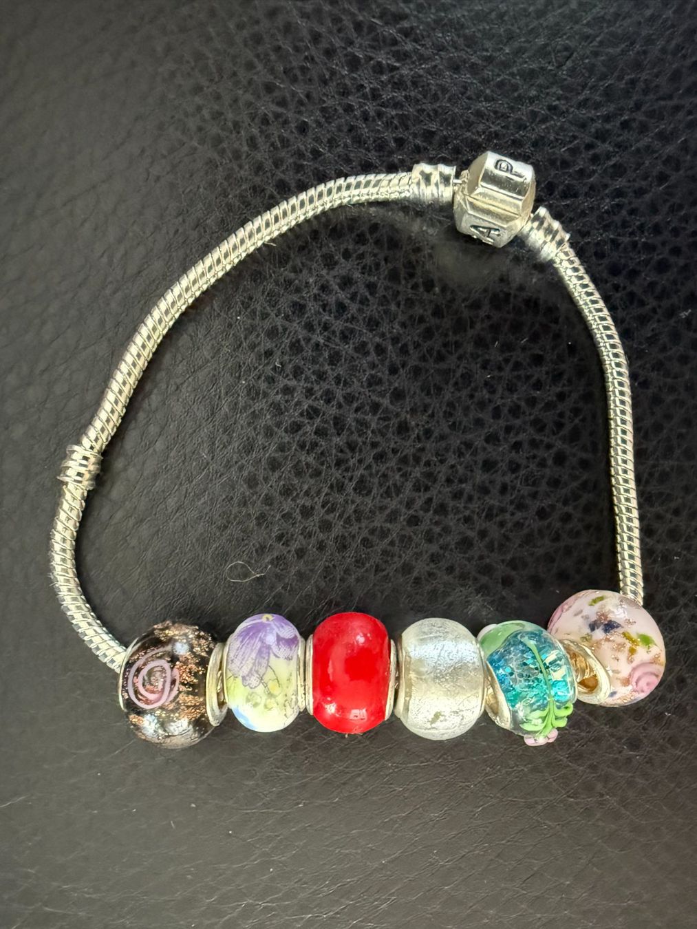 Bracciali & Braccialetti: Modeschmuck  Armband  Armkette   Bracelet mit 6 Beads – Usato da Subingen venduto da ArtBead 2