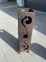 Feuerstelle Gartendeko Rost-Design für gemütliche Stunden