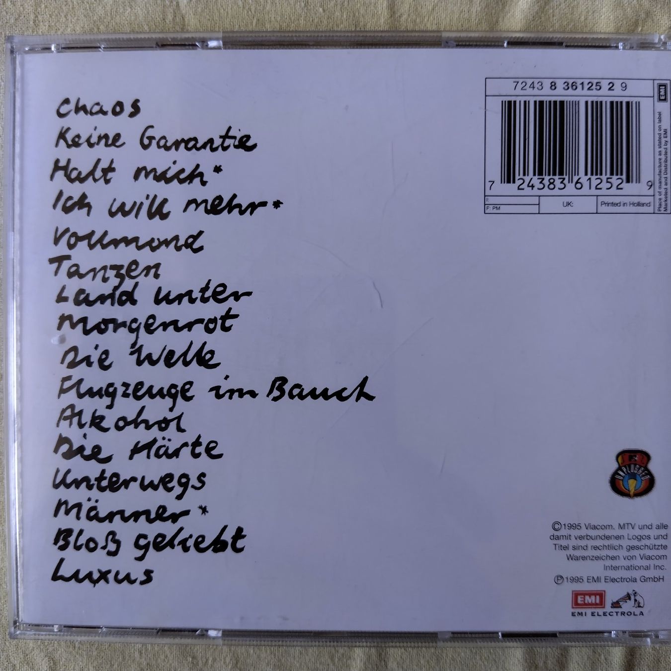 CD: CD von Herbert Grönemeyer – Usato da Buchs venduto da mdi_mpx5 3