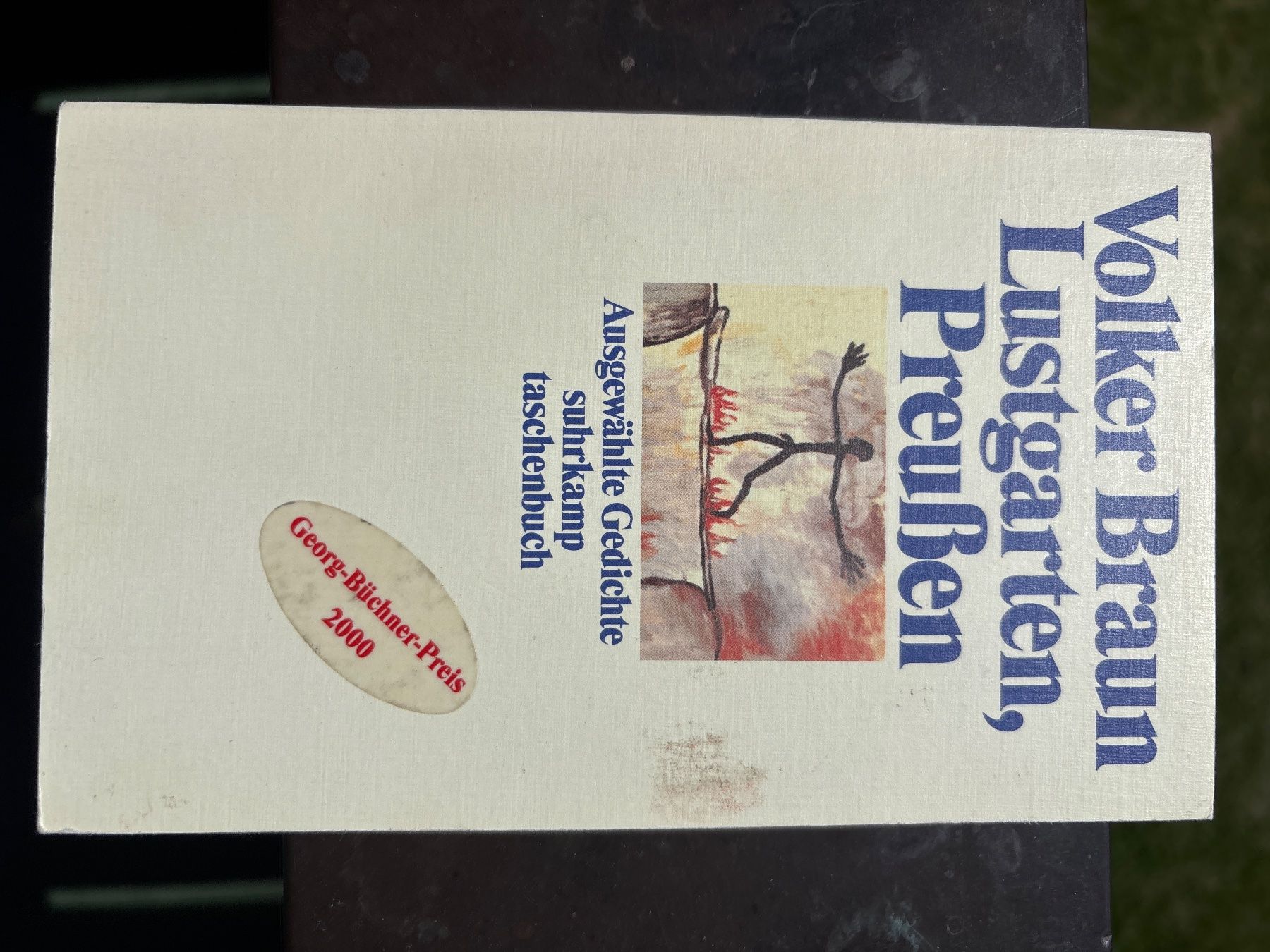 Libri: Volker Braun Lustgarten, Preussen – Usato da Wabern venduto da julie.bern