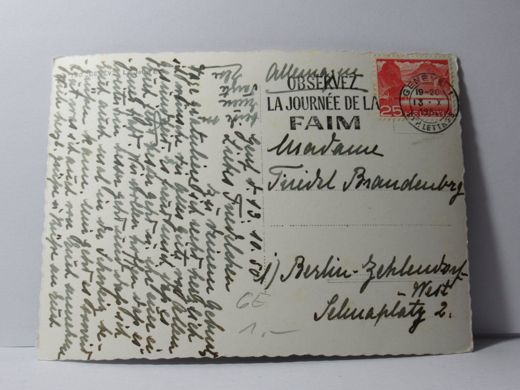 Cartes postales: Genève 1950 – D'occasion à Grenchen par Bluemchen1900 1
