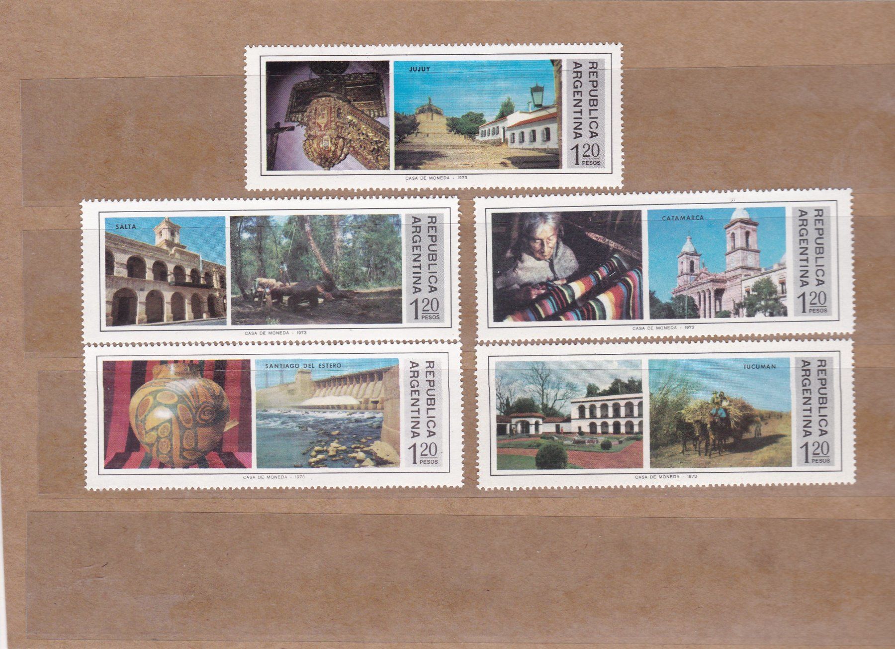 Tous les timbres: ARGENTINIEN 1975 – Neuf (Voir description) à Gretzenbach par Sikim