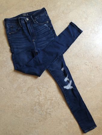 High Rise Super Skinny Jeans von Abercrombie, XXS, y2k