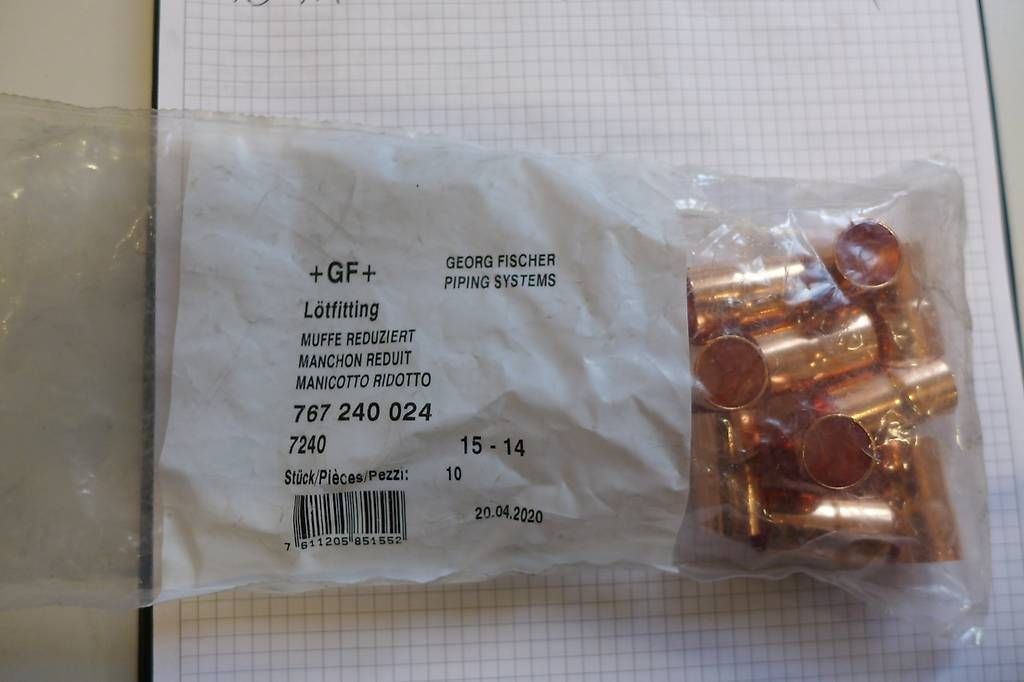 Tutti gli attrezzi: Rohrbogen Kupfer Lotfittings – Usato da Frenkendorf venduto da 3dt_wp8v 2