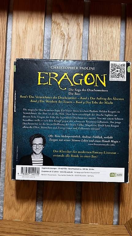Bücher: Christopher Paolini: ERAGON  Die komplette Saga (Band 1-4) – Gebraucht aus Aarau von fij_wn2r 1