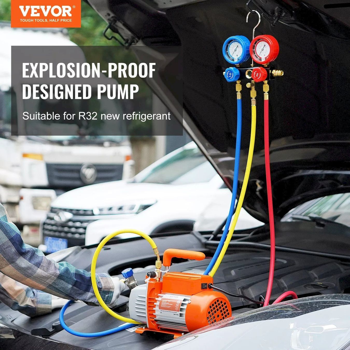 Compressori: VEVOR Vakuumpumpe 113L/min – Nuovo e nell'imballaggio originale da Bottighofen venduto da zaap 1