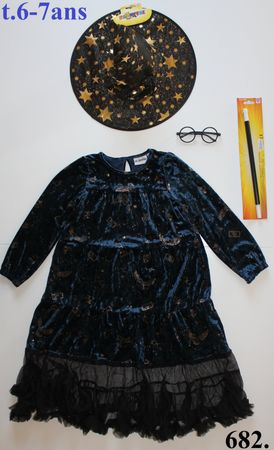 Costume Harry Potter fille   t. 6-7 ans