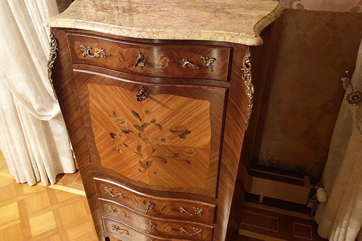 Kommoden: Sekretär mit Marmorplatte, Kommode, Marquand – Gebraucht aus Ballwil von ClassicGallery 7