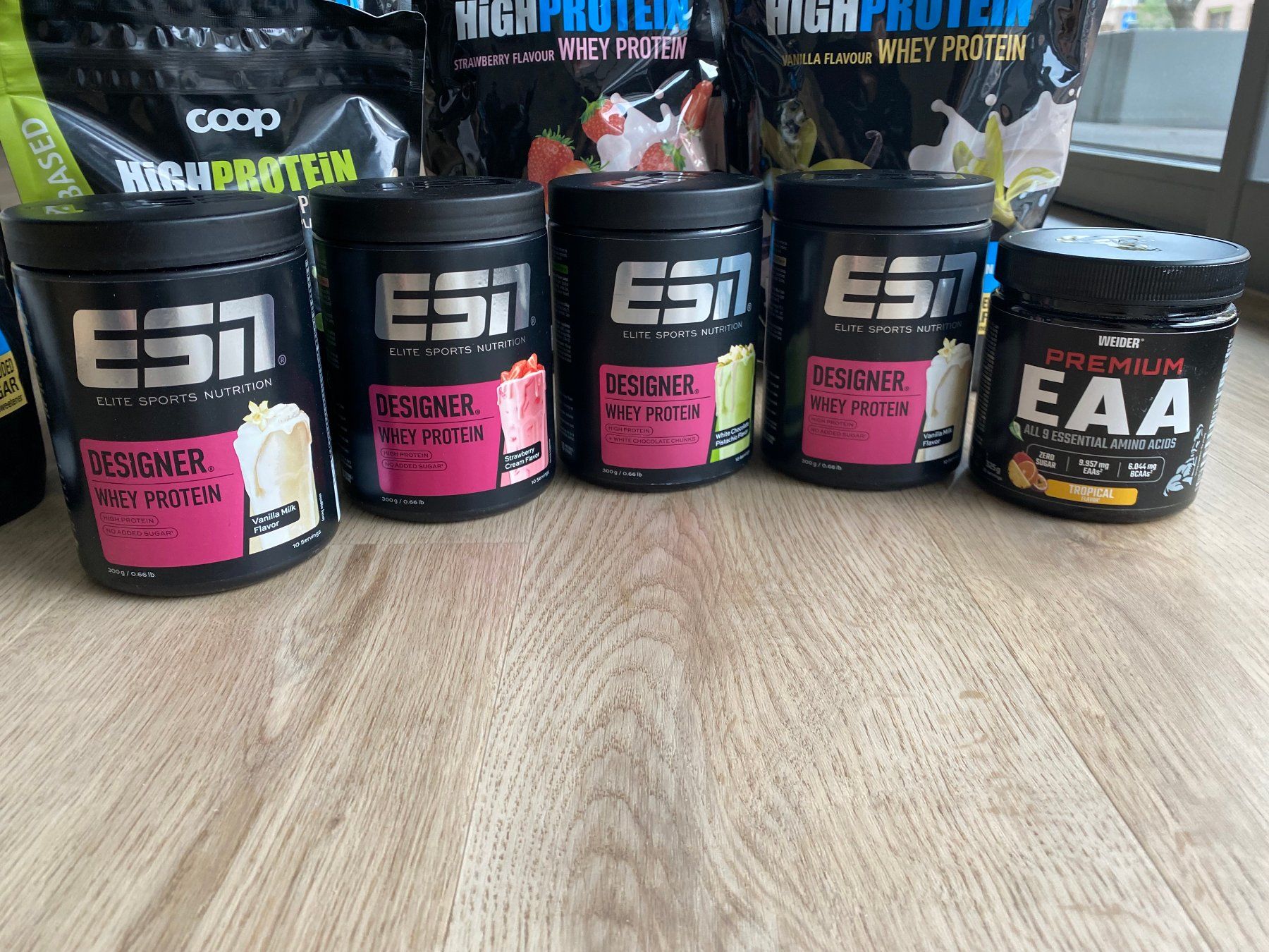 Esn Cibi & Specialità: Protein-Paket: ESN Designer Whey, Weider EAA & High Protein – Usato da Wetzikon ZH venduto da BackToRetro 1