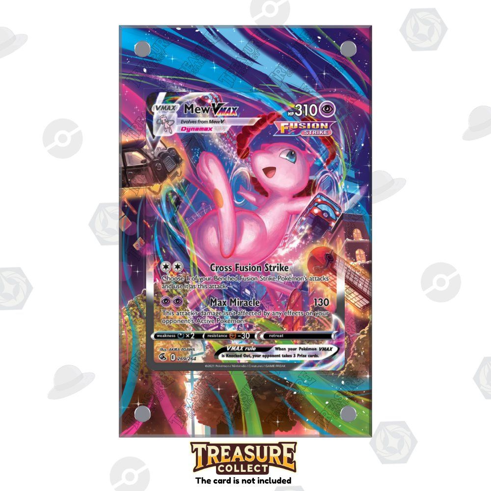 Pokémon Carte collezionabili: Mew VMAX 269/264 - Pokémon Extended Artwork Display Case – Nuovo e nell'imballaggio originale da Canobbio venduto da TreasureCollect