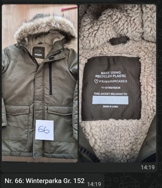 Giacche & Cappotti: Winterjacke Kids Gr. 152 – Usato da Schötz venduto da Nico040 2