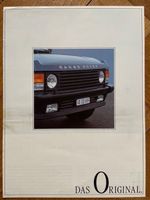 RANGE ROVER Prospekt ca 1986 1987 - CH-dt brochure catalogue