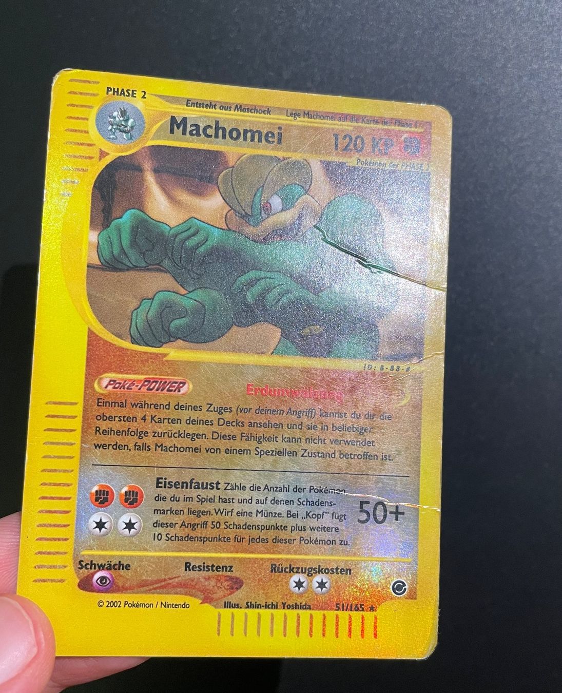 Pokémon Sammelbilder & Trading cards: Pokémon Expedition Machomei Reverse Holo 51/165 – Gebraucht aus Zürich von kev_c5cb 2