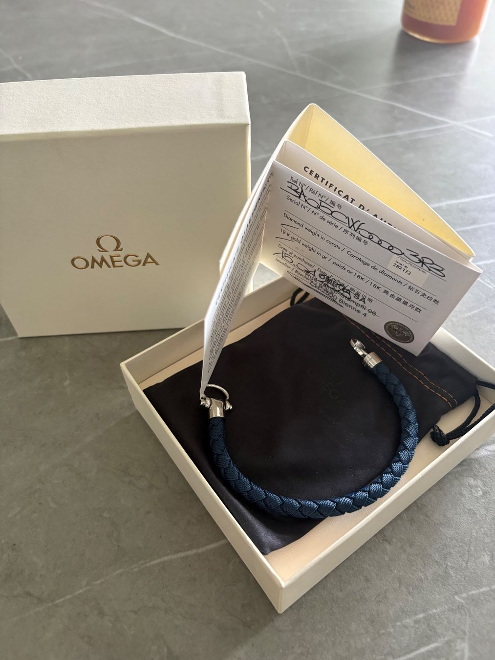 Omega Bracciali & Braccialetti: Omega Armband Sailor Kollektion – Nuovo e nell'imballaggio originale da Luterbach venduto da sodeli01