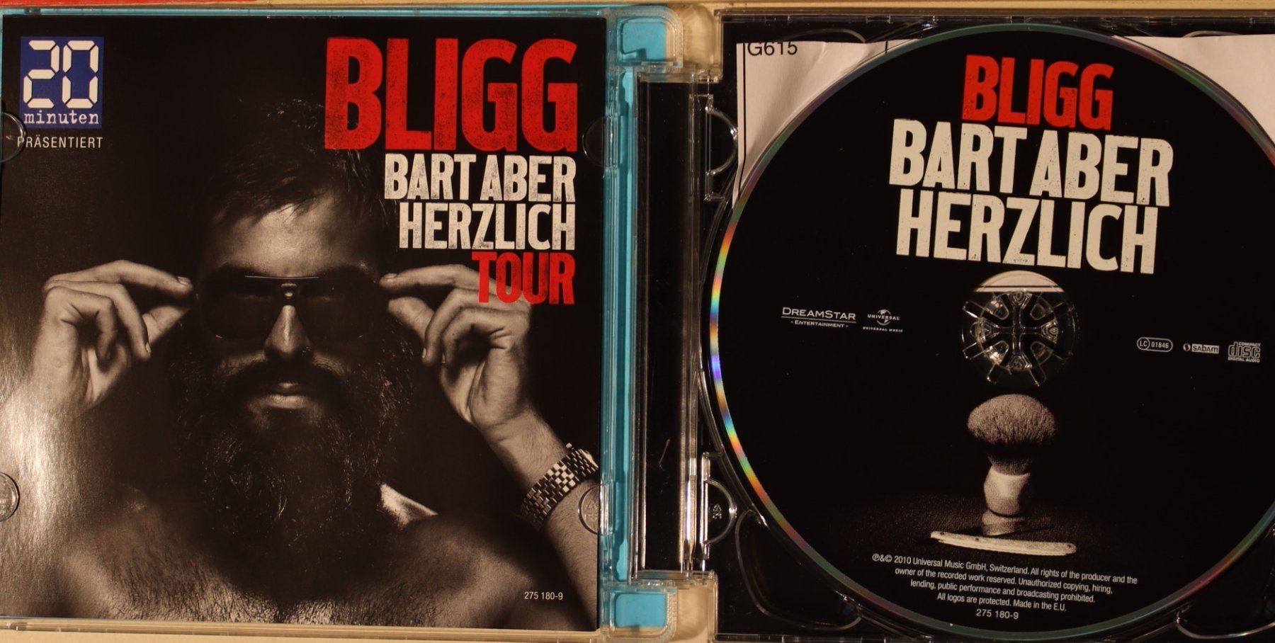 CD: Bligg – Bart Aber Herzlich – Usato da Luzern venduto da CONTENTI 1