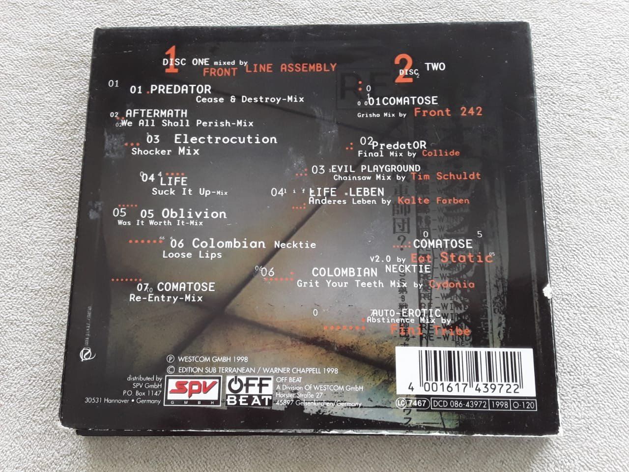CDs: Front Line Assembly - Re-Wind (2-CD) – D'occasion à Lenzburg par Sepulmander 4