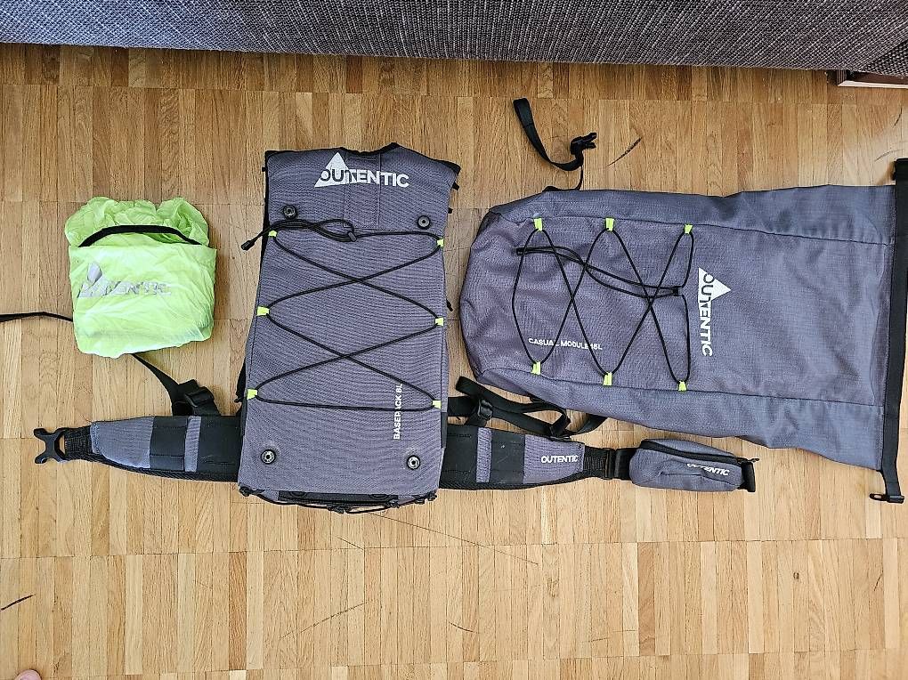 Zaini: Outentic Modulares Rucksack-System mit Rückenprotektor – Usato da Zürich venduto da Trunks02 1