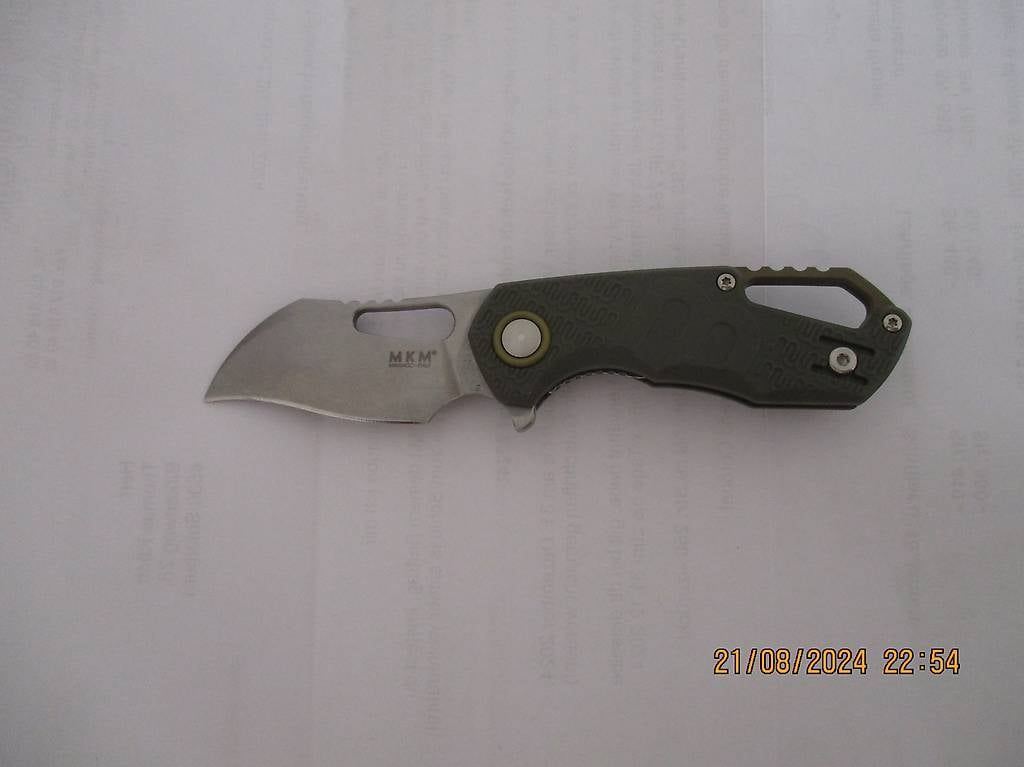 Coltelli tascabile: Taschenmesser MKM Isonzo FX03-1PGR Hawkbill Green – Nuovo e nell'imballaggio originale da Solothurn venduto da Merschweinchen
