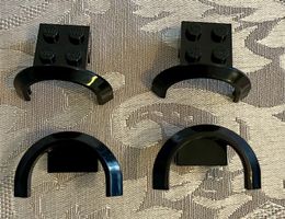Lego 4 x Mudguard 4 x 2 1/2 x 1 2/3 with Arch Round - 50745