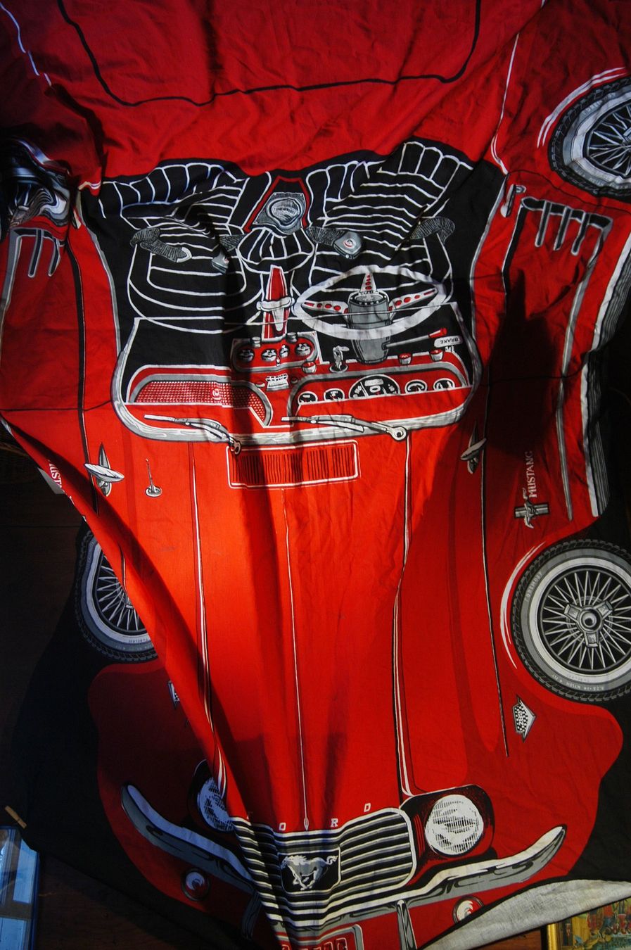 Autres accessoires p. véhicule: Originale Mustang US Auto Decke 1960 Pop Art – D'occasion à Herisau par Wisen