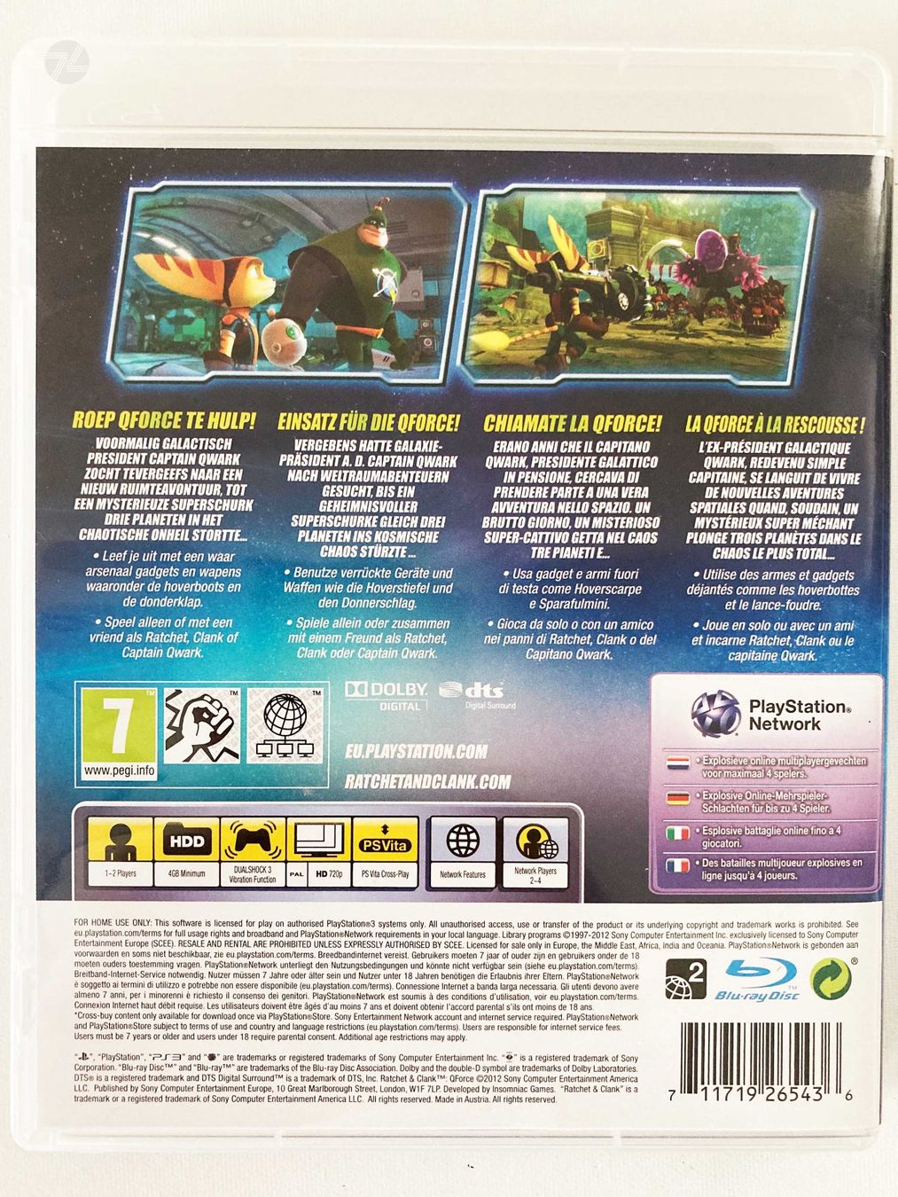 Sony Giochi: Ratchet & Clank Q-FORCE - PS3 Game Playstation – Usato da Wetzikon ZH venduto da cyan74 2