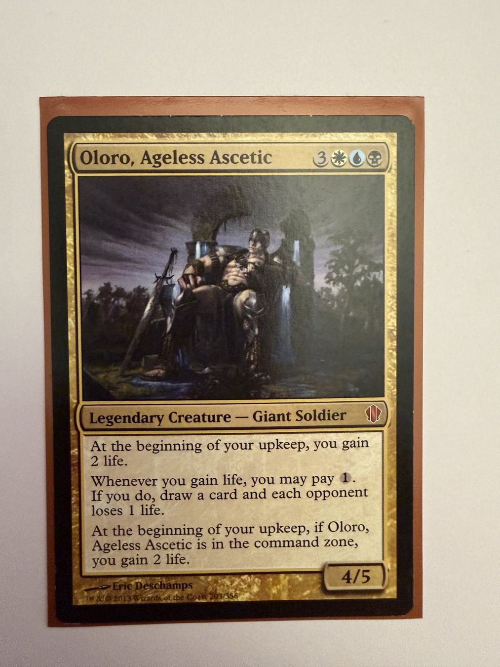 Magic The Gathering Carte collezionabili: Carte Magic The Gathering Oloro, Ageless Ascetic – Usato da Kloten venduto da Mumiiin