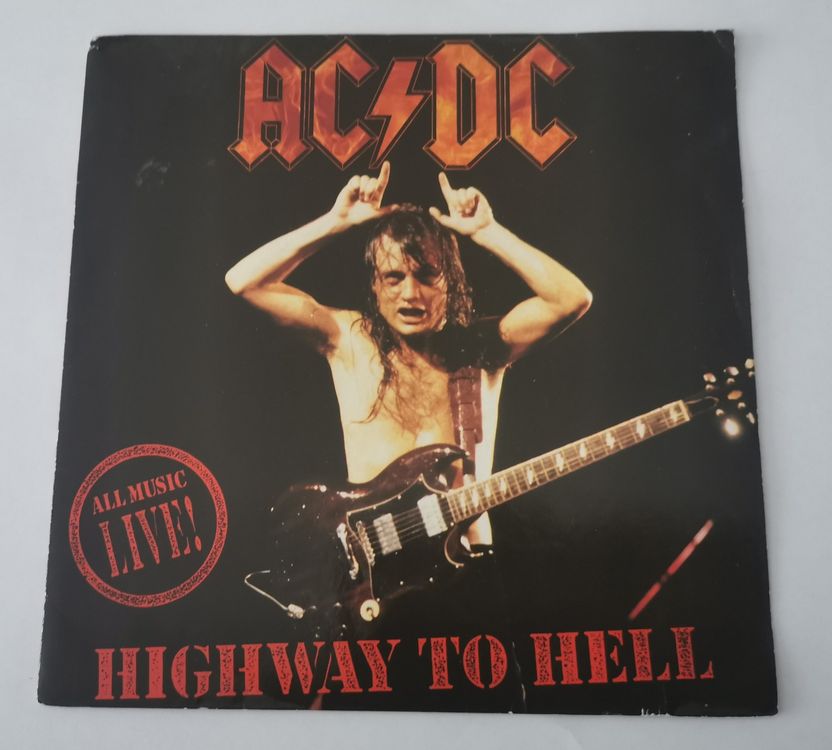 AC/DC: Highway to hell / Hells Bells (Live) Single (Gebraucht) in ...