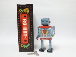 Blech Roboter Zap Robot zum aufziehen