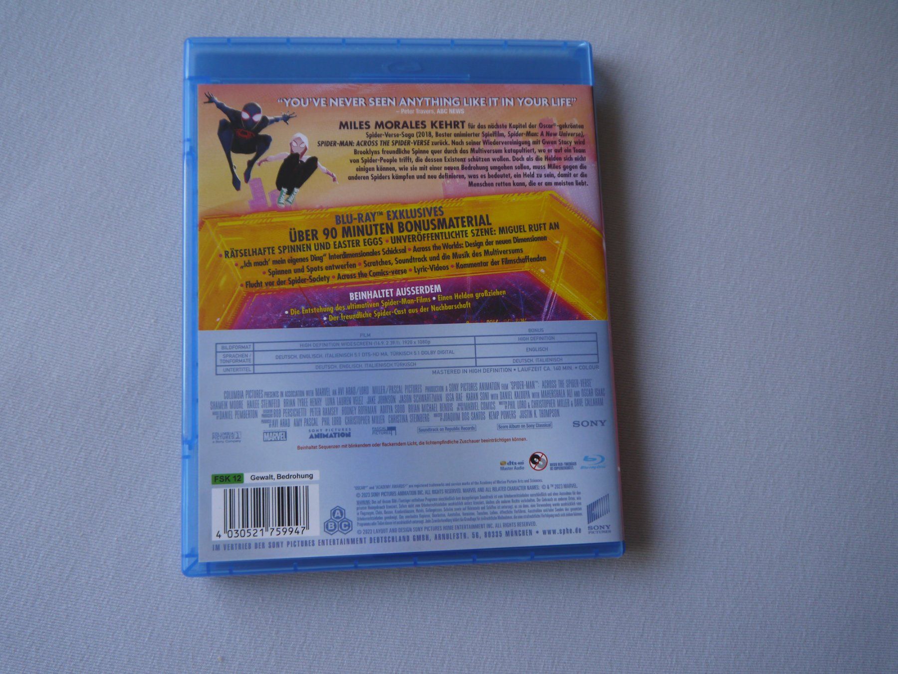 Tutti i DVDs: Spider-Man: Across the Spider-Verse(2023) – Usato da Hagendorn venduto da Blaf 1