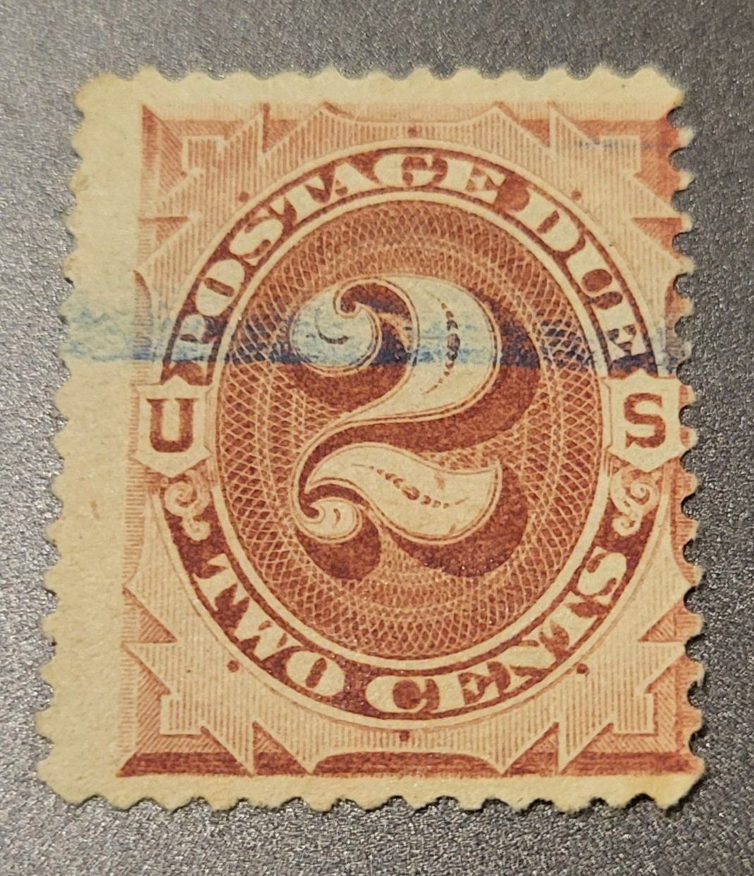 Alle Briefmarken: USA 1879-91 alte postage due briefmarke – Gebraucht aus St Gallen von Stampsalshobby