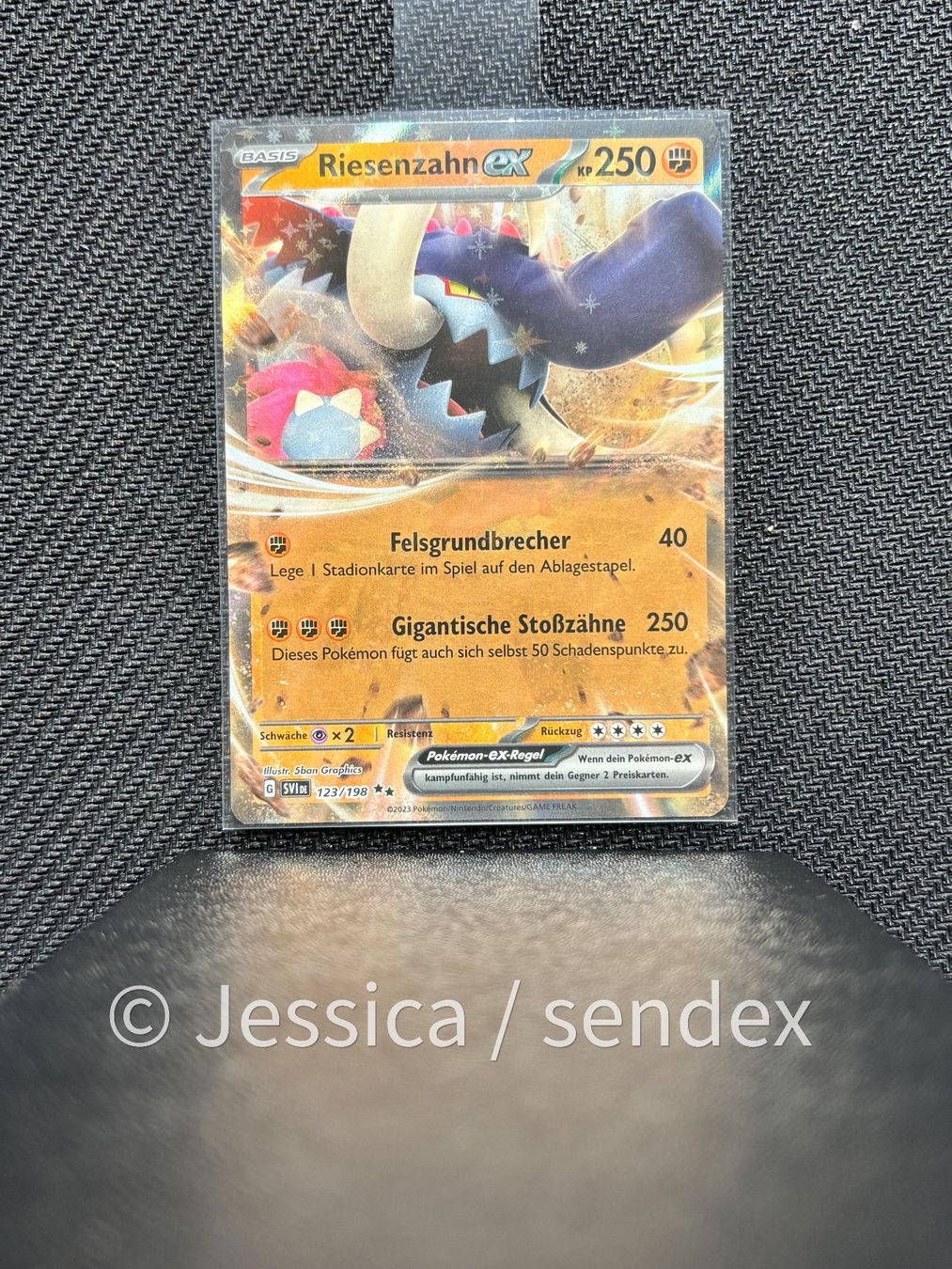 Pokémon Carte collezionabili: Riesenzahn EX (SVI DE 123/198) – Nuovo (secondo la descrizione) da Herisau venduto da jes_q9mj