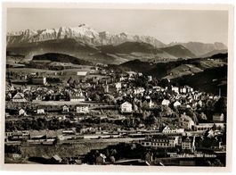 AR 53 HERISAU Bahnhof mit Säntis GF