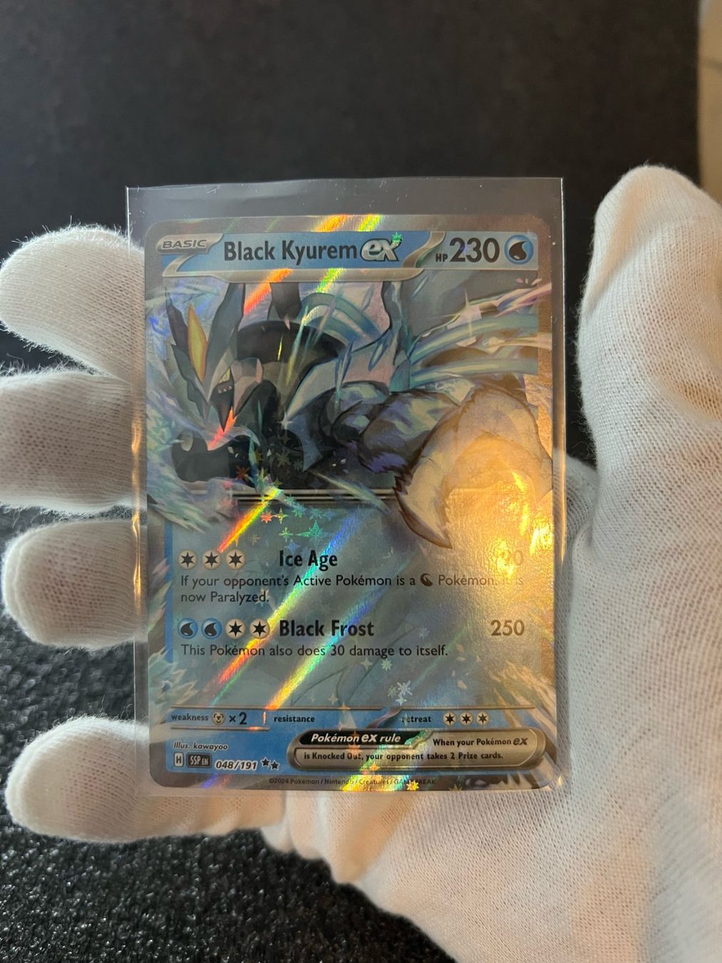 Pokémon Carte collezionabili: Pokémon Surging Sparks - Black Kyurem ex 048/191 – Nuovo (secondo la descrizione) da Birmensdorf ZH venduto da Swiss-_-Collector