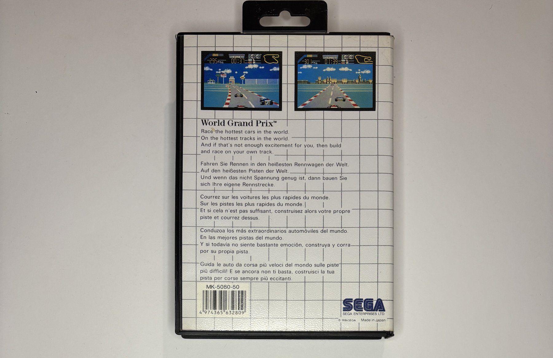 Sega Giochi: SMS - World Grand Prix – Usato da Allschwil venduto da Bullach 2
